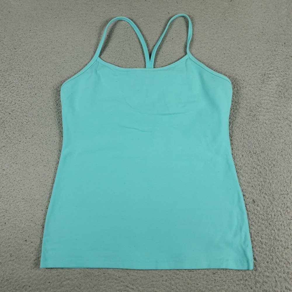 Lululemon Tank Top Womens Size 10 Turquoise Stretch Active Ladies